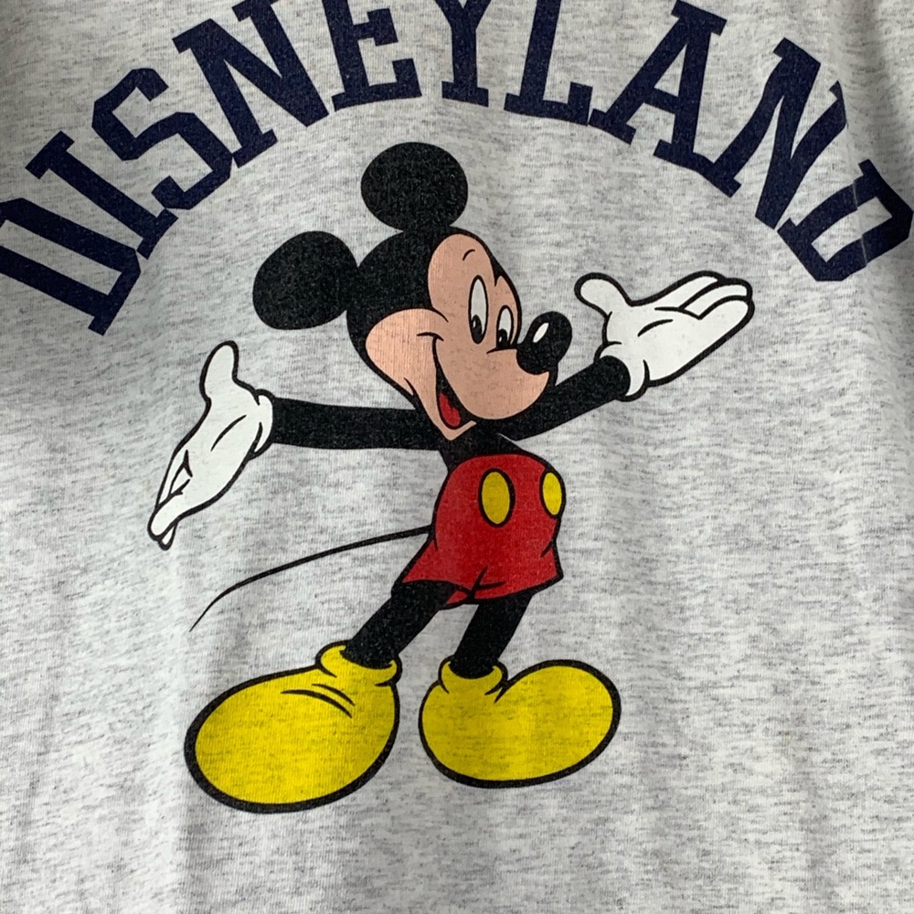 Disneyland Mickey Mouse Gray tshirt mens M